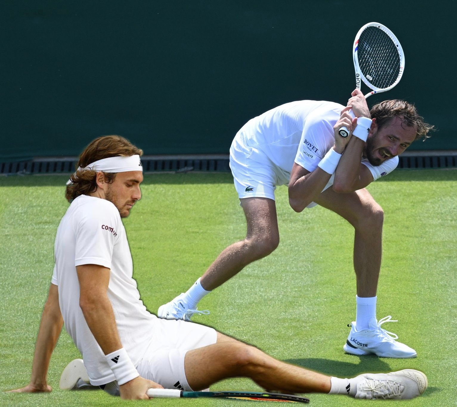 温网鏖战法网，西西帕斯高光表现